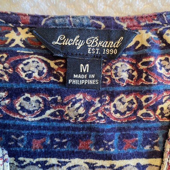 Lucky Brand Knit Top Sz M - Picture 8 of 12